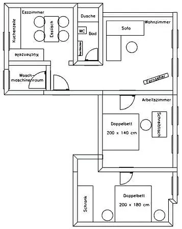 'bright 1' Innenstadtlage, Ruhige, Schoene, Helle 3zkb Wlan